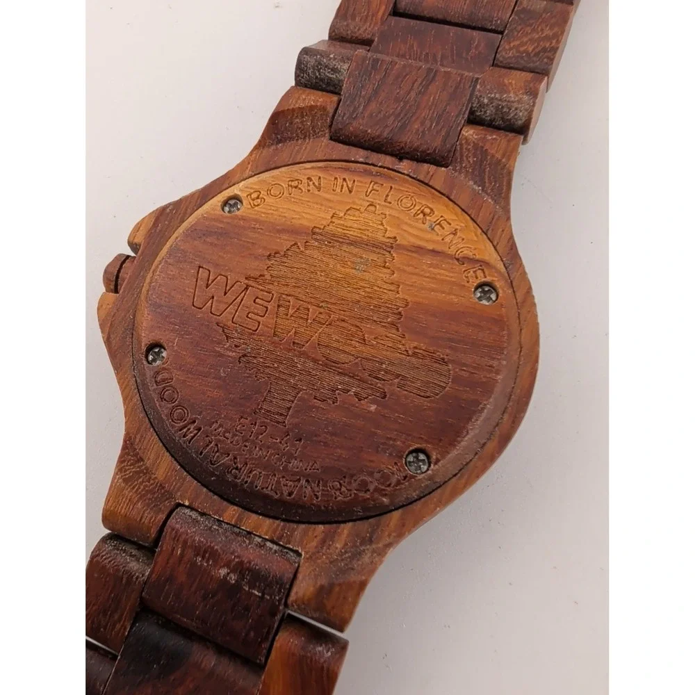 WeWOOD Men's Watch 41mm Case Natural Wood 7